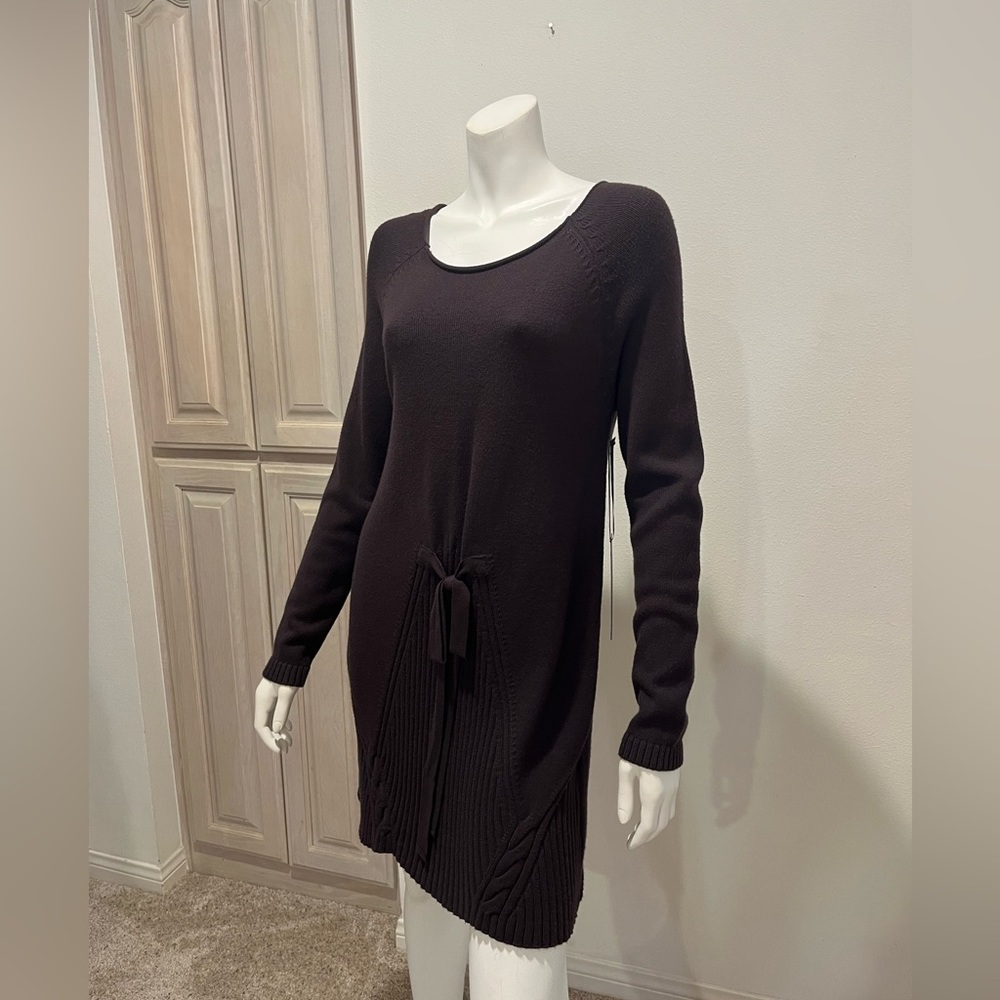 São Paulo Dark brown sweater dress